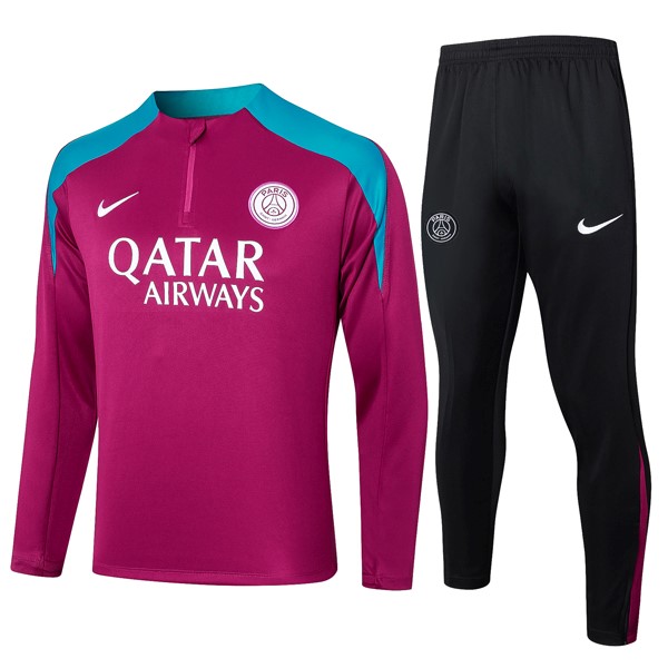 Sudadera De Training PSG 2024-2025 Purpura Rojo 3